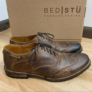 Bed Stu Brown Ponteggio Oxfords Sz 9 Leather Men’s